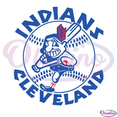 Indians Cleveland Guardians Logo Mascot Svg