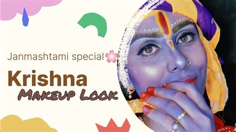 Creating Krishna Inspired Makeup Look🌸 Janmashtami Special Radha