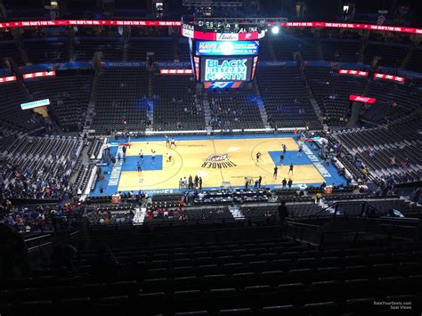 Chesapeake Energy Arena Section 324 Oklahoma City Thunder