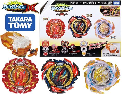 Takara Tomy Beyblade Burst B 191 Overdrive Sp Starter Set Envío gratis