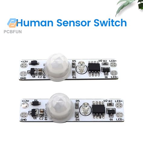 Pcbfun Dc5 24v 3a Infrared Human Motion Detection Sensor Automatic On