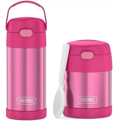 Kit Pote Garrafa Termica Thermos Funtainer Original Parcelamento