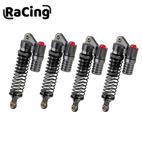 4PCS Metal 96mm Amortecedor Leo Amortecedor Para 1 10 RC Crawler Axial