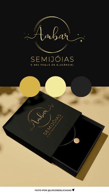 Logotipo Semijoias In Template Design Logo Graphic Instagram