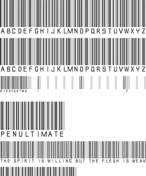 Free Barcode Font