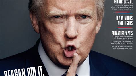 Donald Trump Chooses Hollywood Focused Mag For First Cover And Photo