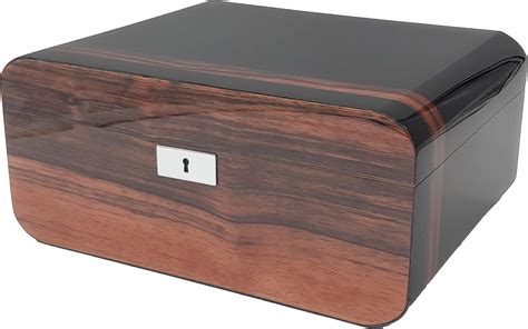 Guy Janot Classic Humidor Makassar Schwarz F R Zigarren