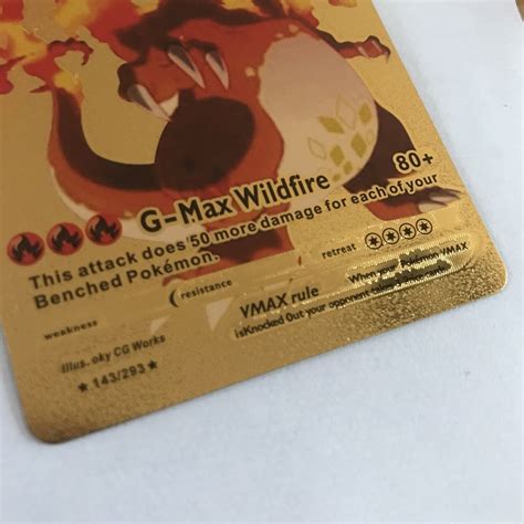 Mavin Shining Charizard Vmax 350 Gold Foil Custom Pokemon Card