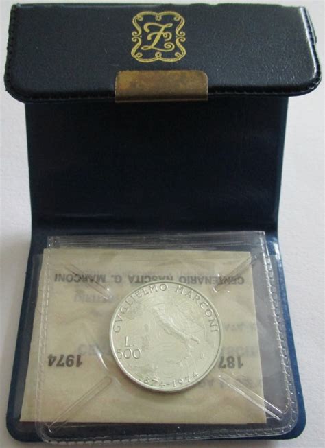 Italy Lire Guglielmo Marconi Mago Muenzen