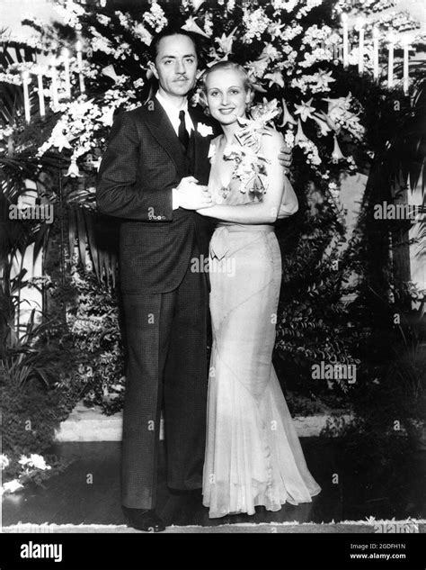 WILLIAM POWELL and CAROLE LOMBARD after their private wedding on the ...