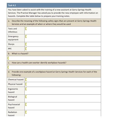 Solved Task 4 2 You Have Been Asked To Assist With The Training Of A