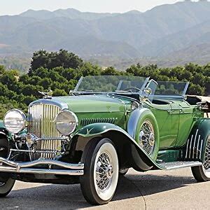 Duesenberg Model J Dual Cowl Phaeton Green Tone