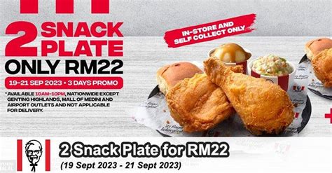 Kfc Snack Plate For Rm Celebrate The Th Anniversary With A