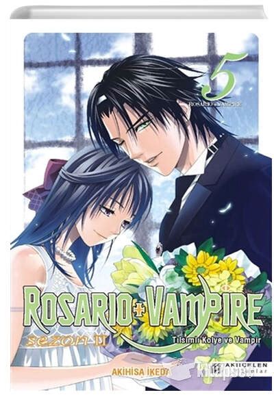 Rosario Vampire Tılsımlı Kolye ve Vampir Sezon 2 Cilt 5 Akihisa İkeda