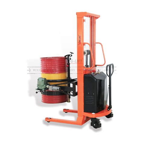 Multi Function Electric Drum Dumper With Power Rotation Drum Lifter