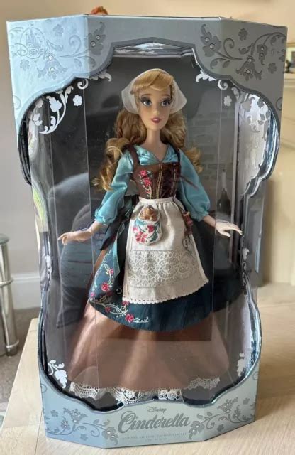 Disney Store Cinderella Rags Doll 70th Anniversary 17” Limited Edition No 4474 £500 00 Picclick Uk