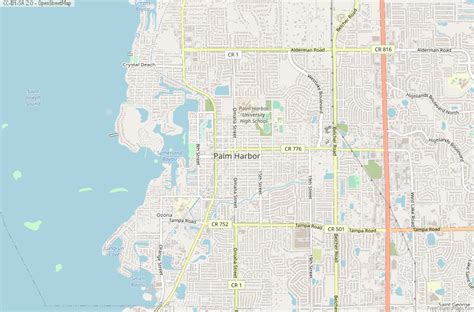 Palm Harbor Map United States Latitude And Longitude Free Maps