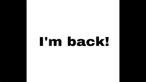 Im Back Youtube