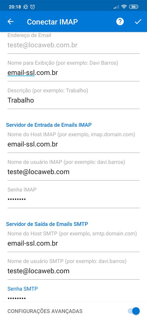 Como Configurar Outlook No Android Email Locaweb