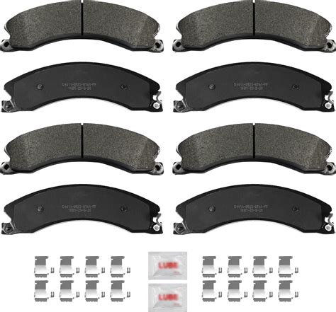 Acb Zone Front And Rear Disc Brake Pads Set Ceramic W