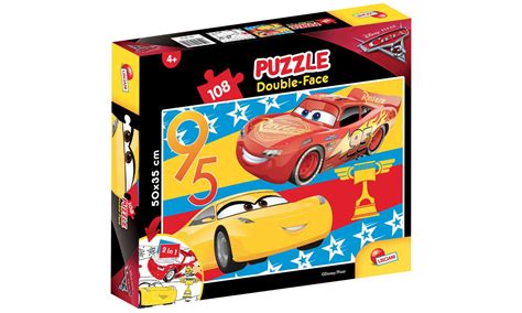 Lisciani Giochi Disney Dwustronne El Cars Puzzle Dla Dzieci