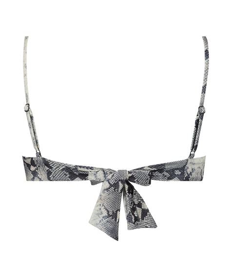 Snake Non Padded Underwired Bikini Top For Bikini Tops Hunkem Ller
