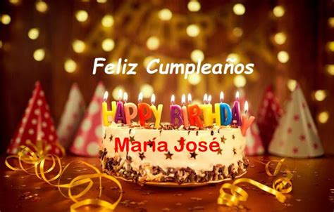 Feliz Cumpleaños María José Imágenes de bonitas para descargar gratis