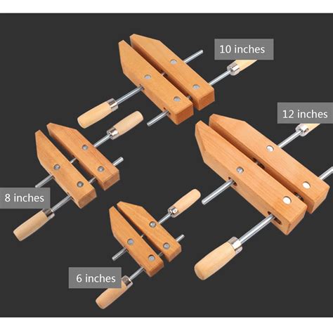 Wood Handscrew Clamps For Woodworking Inch Hard Beech Jaws