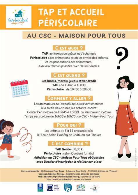 L Accueil P Riscolaire Csc Maison Pour Tous