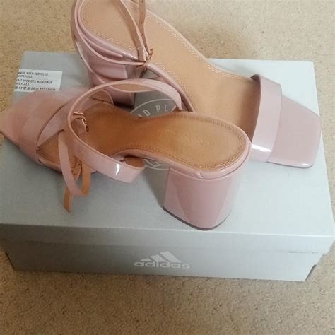 ASOS Nude Strappy Block Heel Shoes Only Tried On Depop