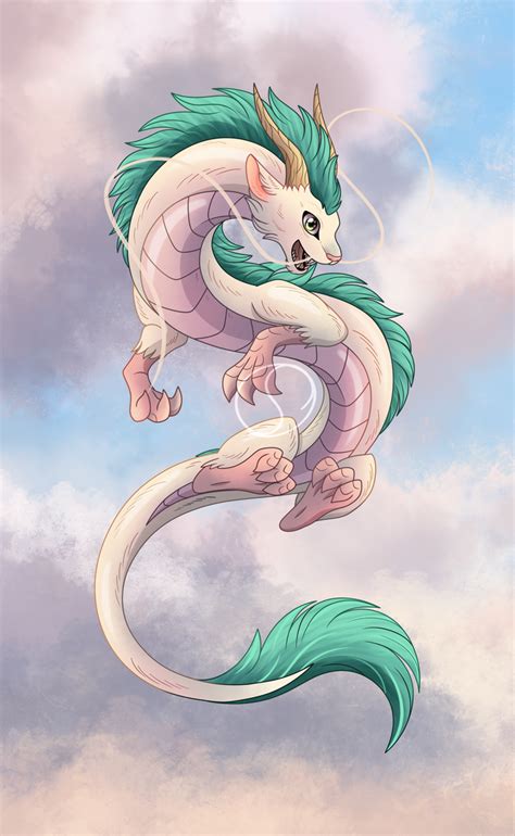 Haku Dragon By Yuedrawz On Deviantart