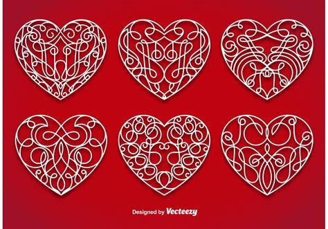 Ornamental Heart Vectors 85758 Vector Art At Vecteezy