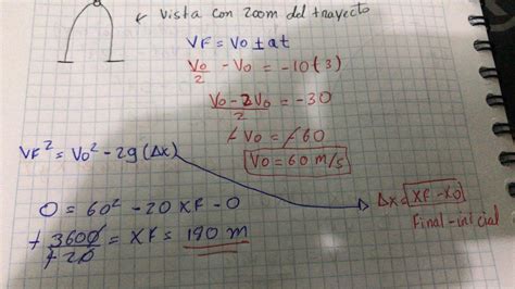 Se lanza una pelota verticalmente hacia arriba observándose que su