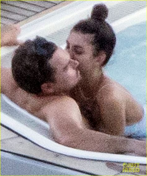 Leonardo DiCaprio Girlfriend Camila Morrone Cozy Up In The Hot Tub On Luxury Yacht Photo