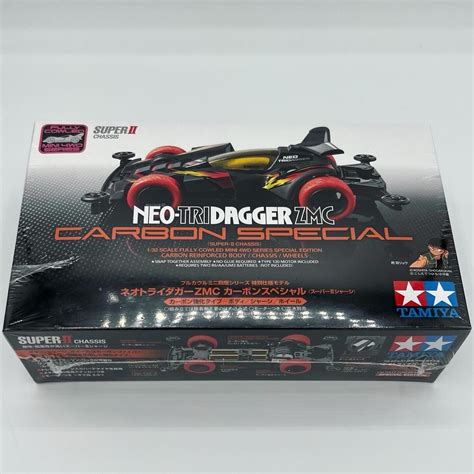 NEW SEALED Tamiya Mini 4WD Item 95508 Neo Tridagger ZMC Carbon Special