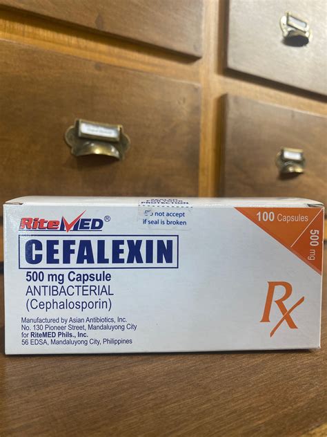 Cefalexin Ritemed 500mg Capsule Meds For All