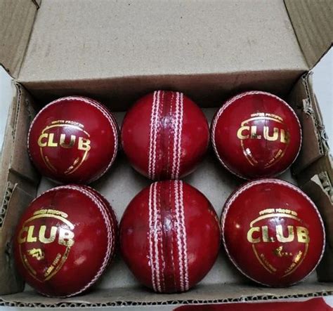 Red Leather Cricket Balls 4 Piece Size Full At Rs 220 In Meerut Id