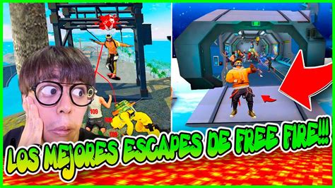 Reaccionando A Los Mejores Escapes De Free Fire Youtube