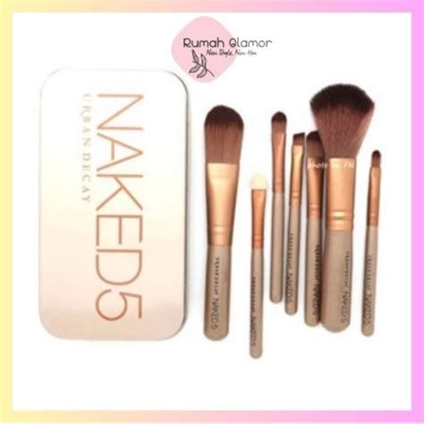 Jual Kuas Naked Kaleng Make Up Brush Set In Kuas Naked Brush Kaleng In Make Up Brush