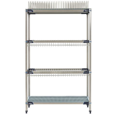 Metro Pr48x3 Metromax I Stationary 24 X 48 Drying Rack Shelf Kit With 74 Posts