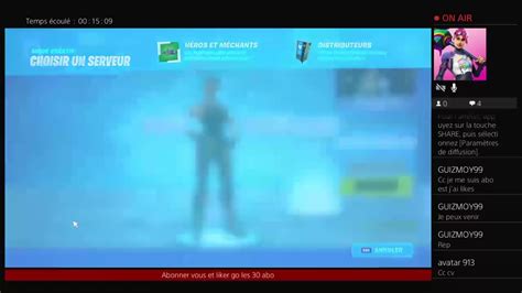 Live Fortnite Je Debute Clavier Souris Fr Ps Youtube