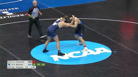 Ncaa Wrestling Championships Second Round Mat 8 03 21 2024 Youtube