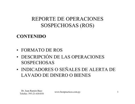 Reporte De Actividades Sospechosas Best Practices