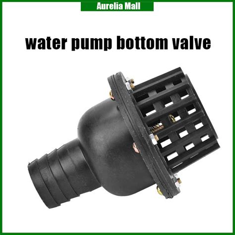 Pvc Low Pressure Flat Check Water Pump Foot Valve Black Inches Fit