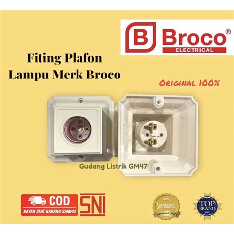 Jual Broco 1210 B Fitting Plafon Besar Shopee Indonesia