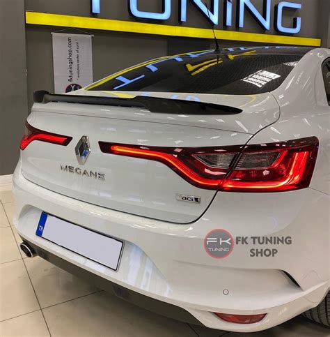 RENAULT MEGANE 4 YARASA SPOYLER pianoblack boyalı polyester FK