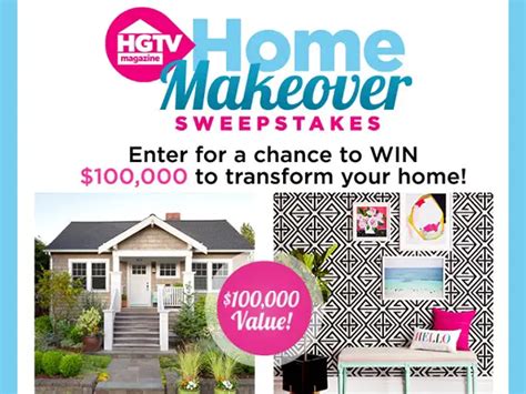 HGTV Magazine Home Makeover Sweepstakes SweepstakeBible