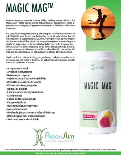 Magic Mag Citrato De Magnesio Natural Slim Frank Suarez En Venta En