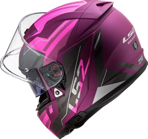 Casco Integral LS2 Mujer BREAKER BETA Purpura Mate FF390 Tienda Moto