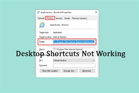 Advanced Solutions For Desktop Shortcuts Not Working